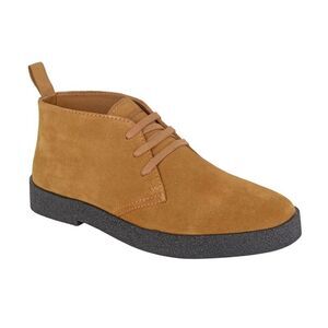 Roamers Mens Leather Desert Boots / Tan